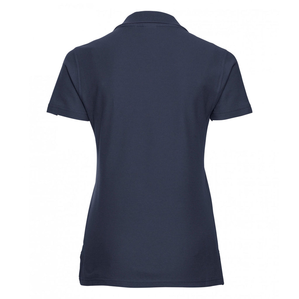 Russell Women's French Navy Ultimate Cotton Pique Polo Shirt