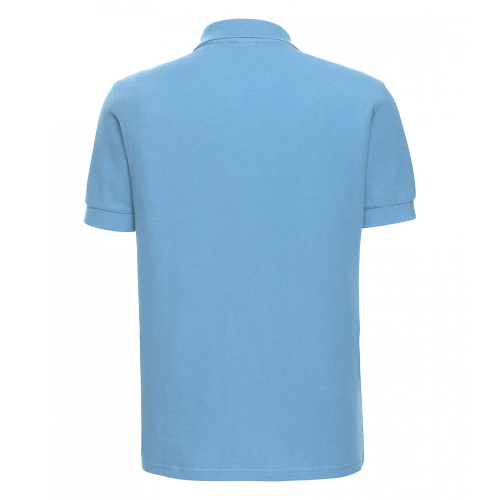 Russell Men's Sky Ultimate Cotton Pique Polo Shirt