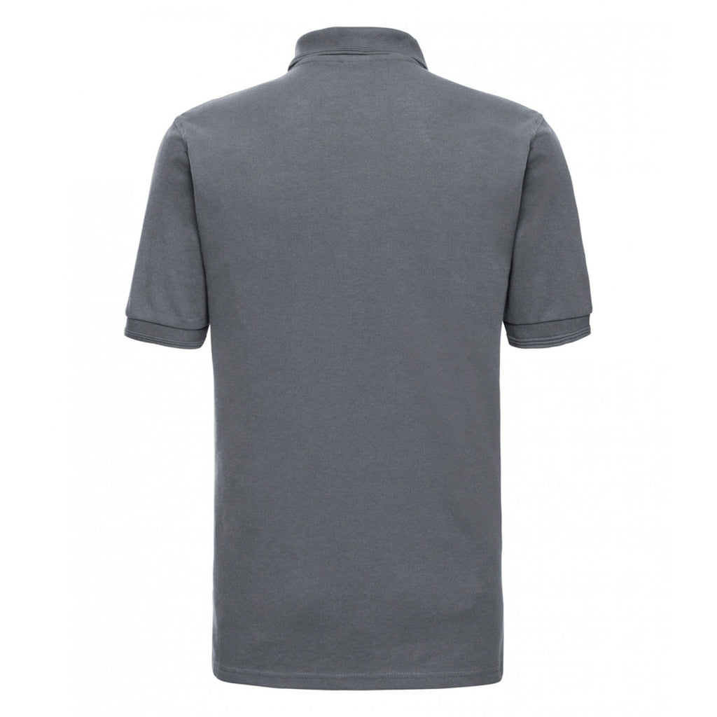 Russell Men's Convoy Grey Hardwearing Poly/Cotton Pique Polo Shirt