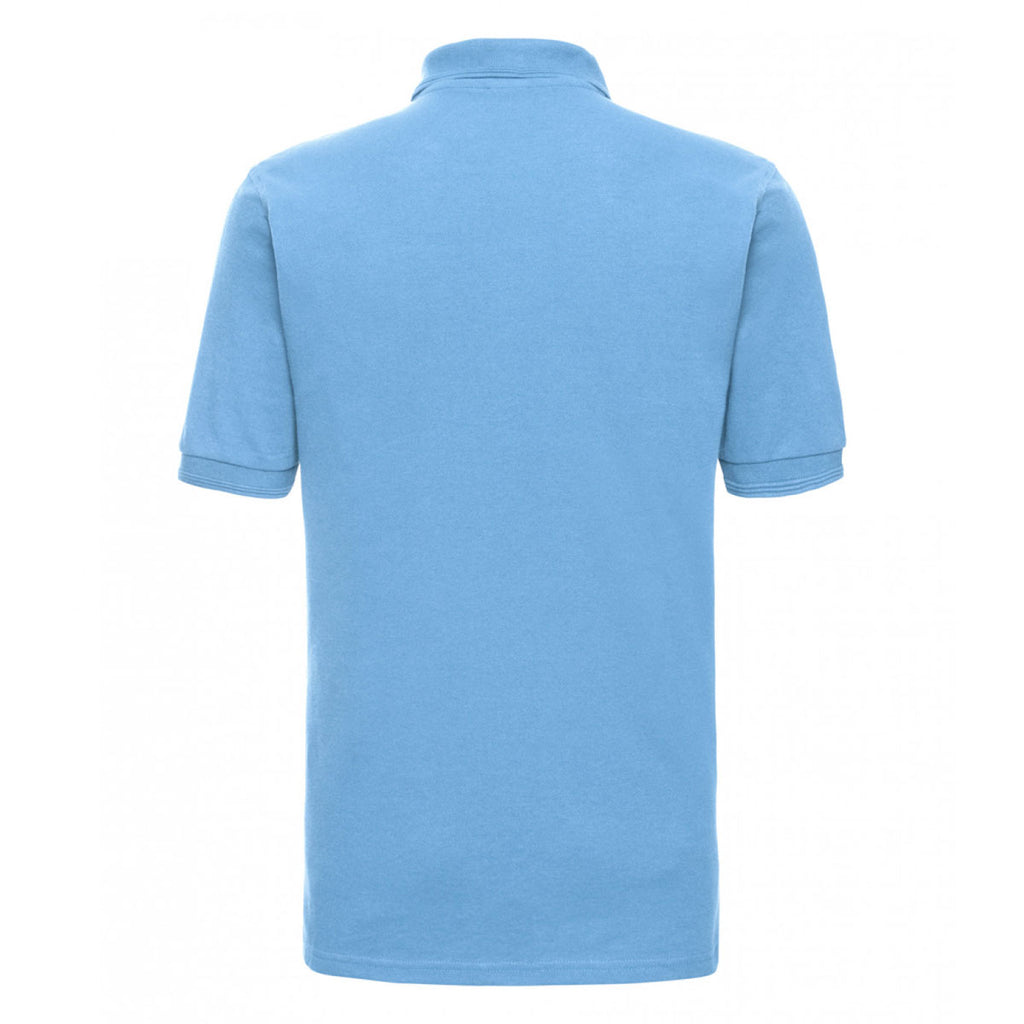 Russell Men's Sky Hardwearing Poly/Cotton Pique Polo Shirt