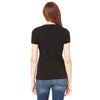 Bella + Canvas Women's Black Jersey Short-Sleeve T-Shirt