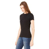 Bella + Canvas Women's Black Jersey Short-Sleeve T-Shirt
