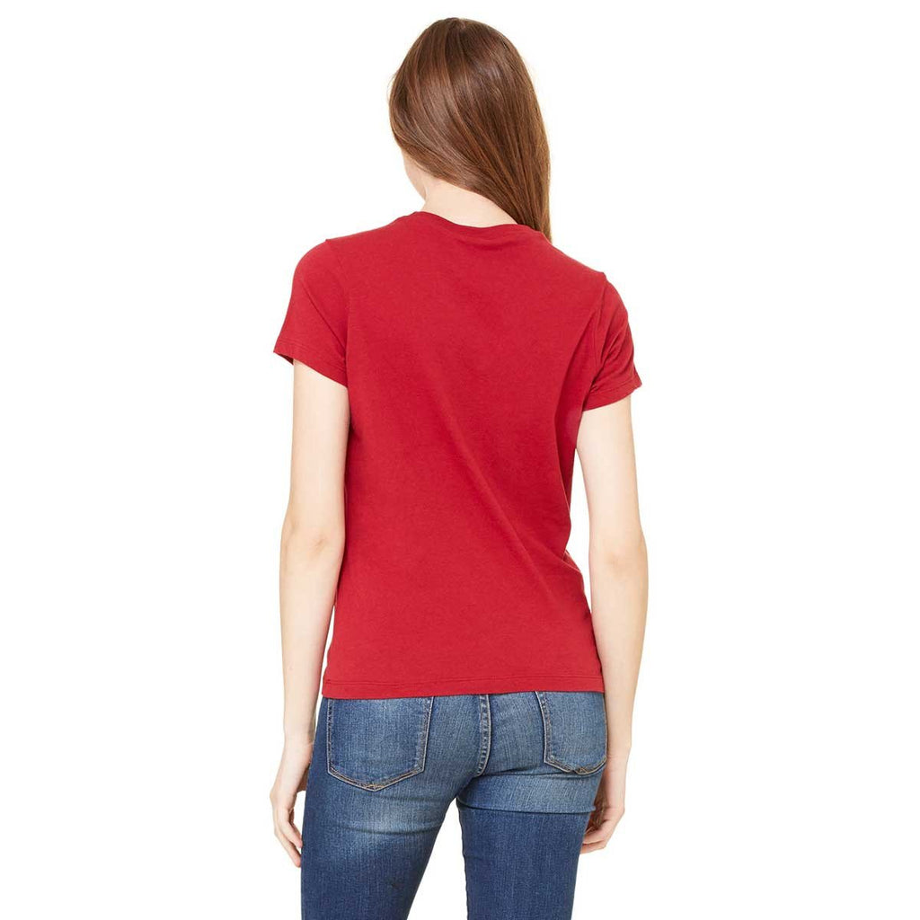 Bella + Canvas Women's Cardinal Jersey Short-Sleeve T-Shirt