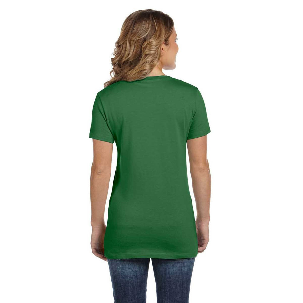 Bella + Canvas Women's Leaf Jersey Short-Sleeve T-Shirt