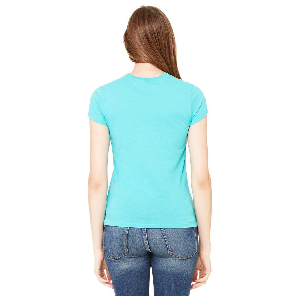 Bella + Canvas Women's Teal Jersey Short-Sleeve T-Shirt