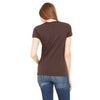 Bella + Canvas Women's Chocolate Jersey Short-Sleeve T-Shirt