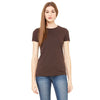 be076-bella-canvas-women-brown-t-shirt