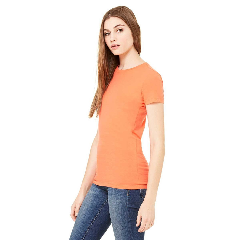 Bella + Canvas Women's Coral Jersey Short-Sleeve T-Shirt