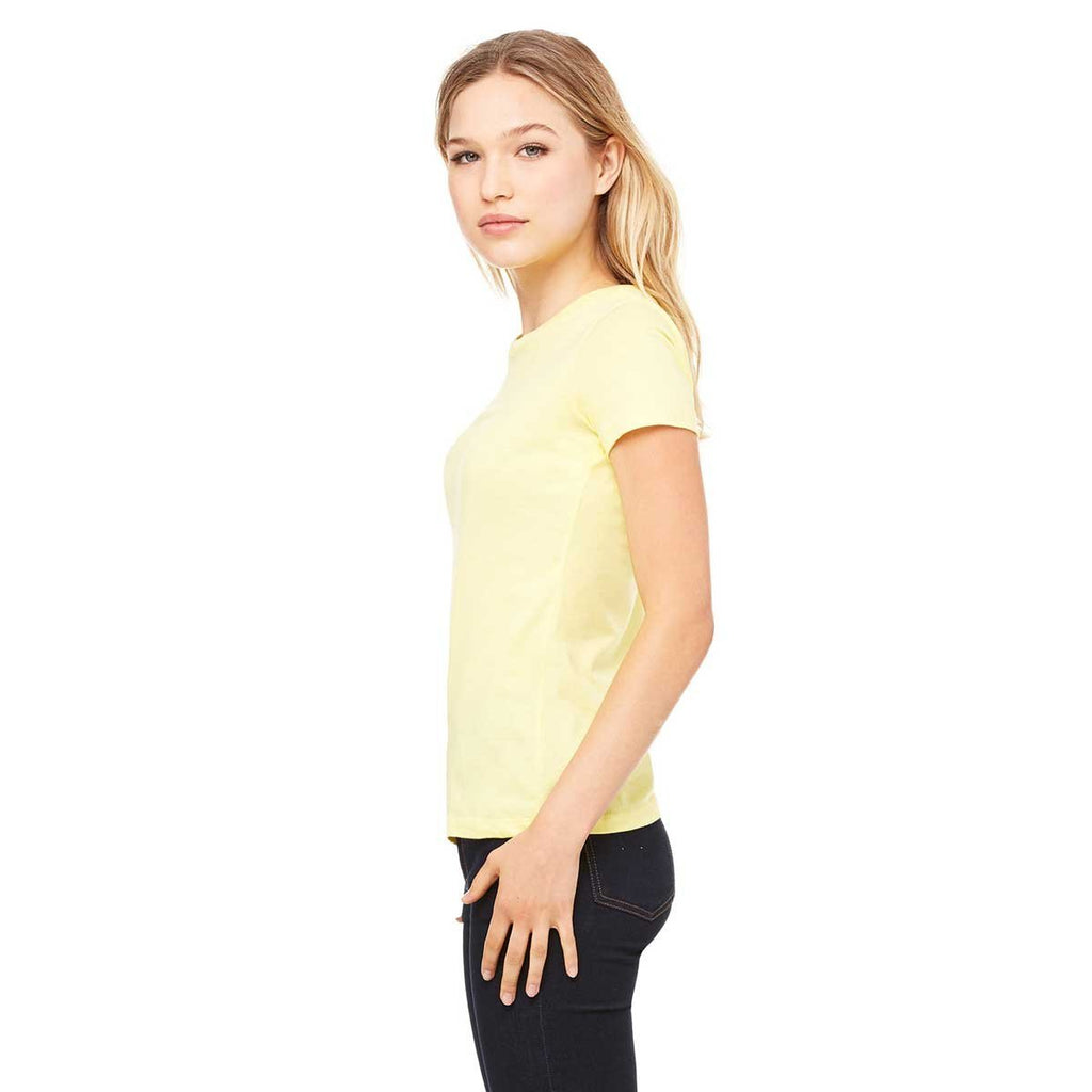 Bella + Canvas Women's Yellow Jersey Short-Sleeve T-Shirt