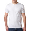 Next Level Men's Heather White Triblend Crew Tee