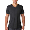 Next Level Men's Vintage Black Triblend V Neck Tee