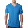 Next Level Men's Vintage Turquoise Triblend V Neck Tee 