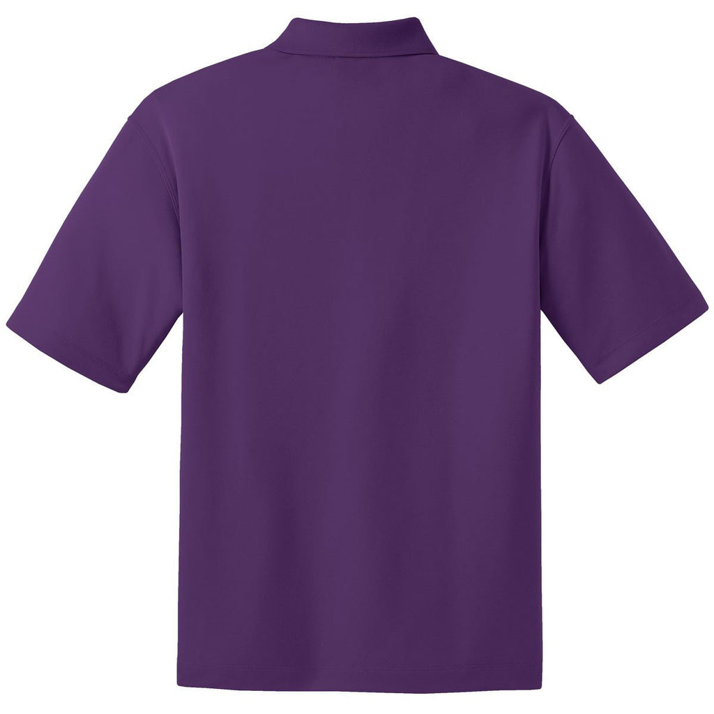 Nike Men's Tall Purple Dri-FIT S/S Micro Pique Polo