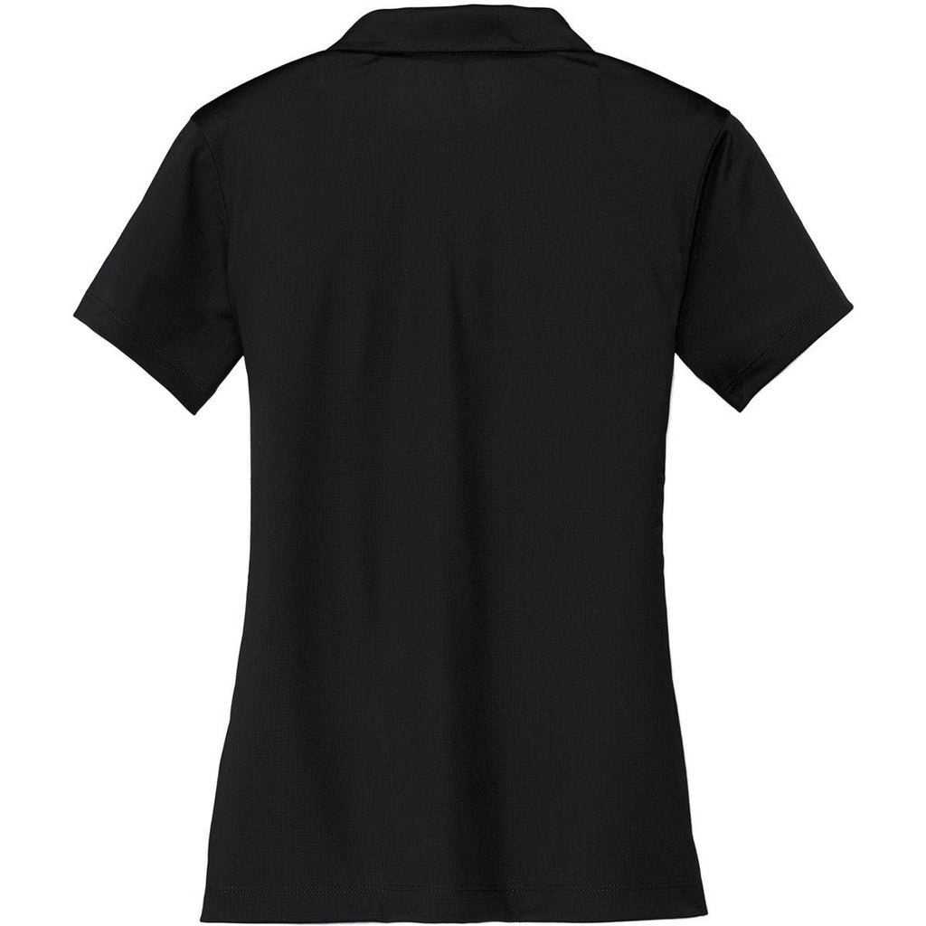 Nike Women's Black Dri-FIT S/S Vertical Mesh Polo
