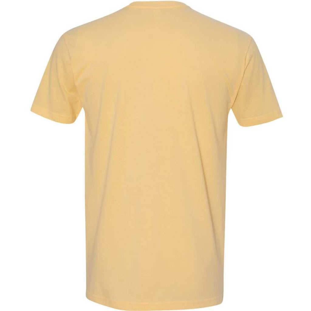 Next Level Men's Banana Cream Premium Fitted Sueded Crew
