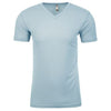 6440-next-level-light-blue-v-neck-tee