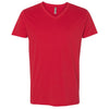 6440-next-level-red-v-neck-tee