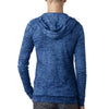 Next Level Women's Royal Burnout Hoodie