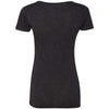 Next Level Women Vintage Black Triblend Scoop Tee