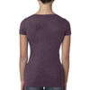 Next Level Women Vintage Purple Triblend Scoop Tee