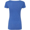 Next Level Women Vintage Royal Triblend Scoop Tee