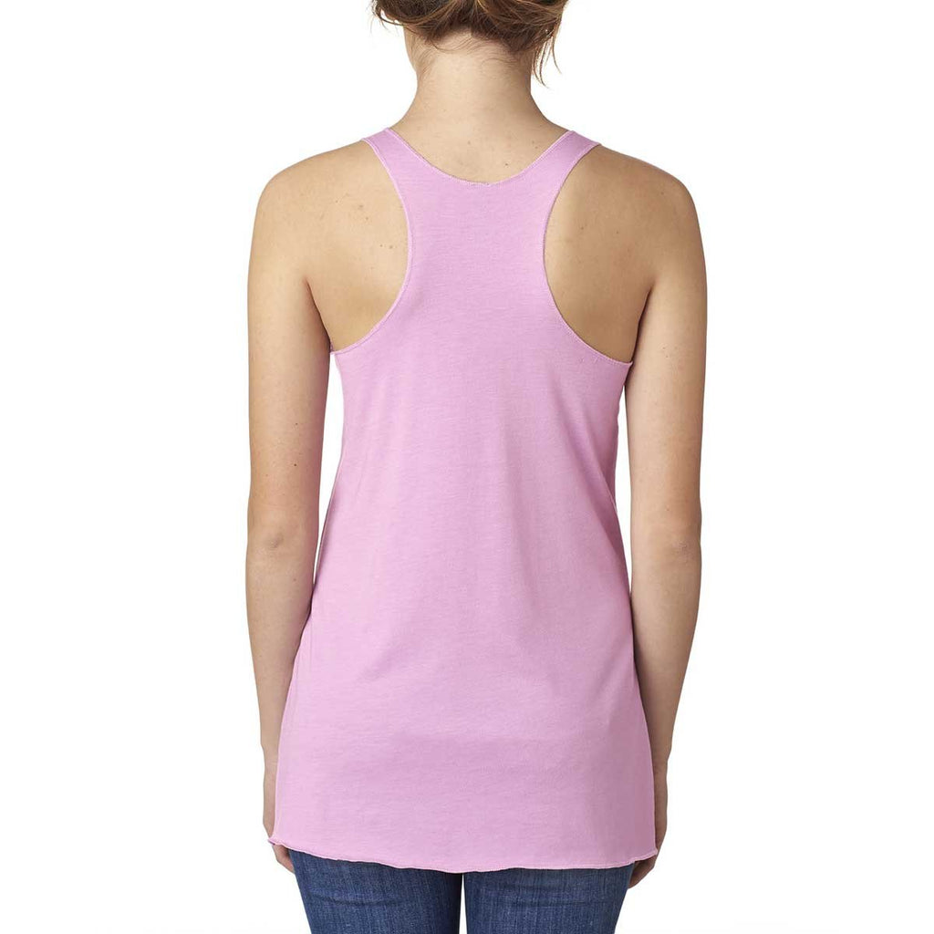 Next Level Women's Vintage Lilac Triblend Racerback Tank