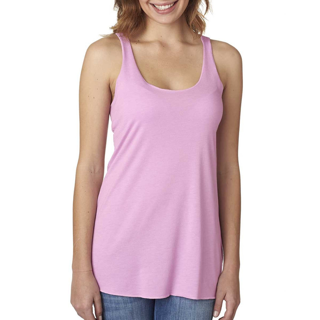 Next Level Women's Vintage Lilac Triblend Racerback Tank