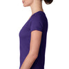 Next Level Women's Purple Rush Triblend Deep-V Tee