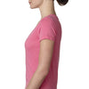 Next Level Women's Vintage Pink Triblend Deep-V Tee