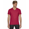 av171-anvil-red-v-neck-tee