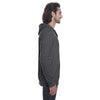 Anvil Men's Heather Dark Grey Tri-Blend Full Zip Jacket