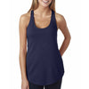 Next Level Midnight Navy Women's Terry Racerback Tank