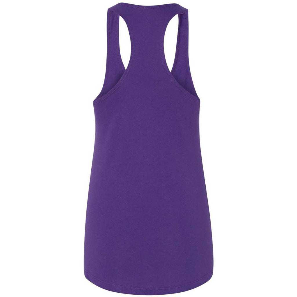 Next Level Women's Purple Rush Terry Racerback Tank