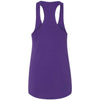 Next Level Women's Purple Rush Terry Racerback Tank