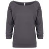 6951-next-level-women-dark-grey-tee