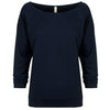 6951-next-level-women-navy-tee