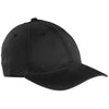 yp027-flexfit-black-twill-cap