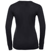 Russell Collection Women's Black Cotton Acrylic V Neck Sweater