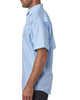 Columbia Men's White Cap Blue Bonehead S/S Shirt