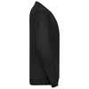 Russell Collection Men's Black Cotton Acrylic V Neck Cardigan