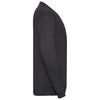 Russell Collection Men's Charcoal Marl Cotton Acrylic V Neck Cardigan