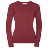 717f-russell-collection-women-burgundy-sweater