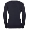 Russell Collection Women's French Navy Cotton Acrylic Crew Neck Sweater