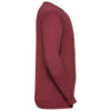 Russell Collection Men's Cranberry Cotton Acrylic Crew Neck Sweater