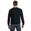 Anvil Men's Black Crewneck French Terry Sweatshirt