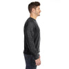 Anvil Men's Heather Dark Grey Crewneck French Terry Sweatshirt