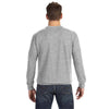 Anvil Men's Heather Grey Crewneck French Terry Sweatshirt