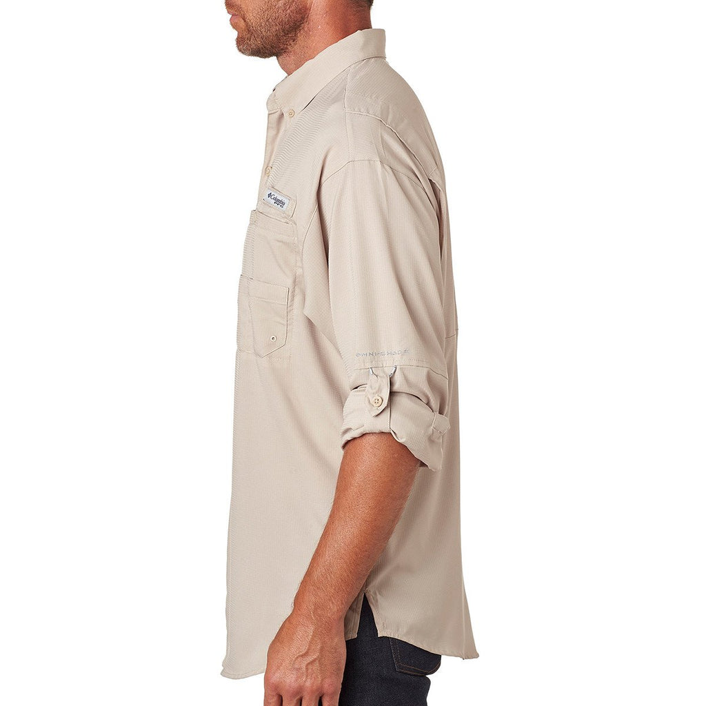 Columbia Men's Fossil Beige Tamiami II L/S Shirt