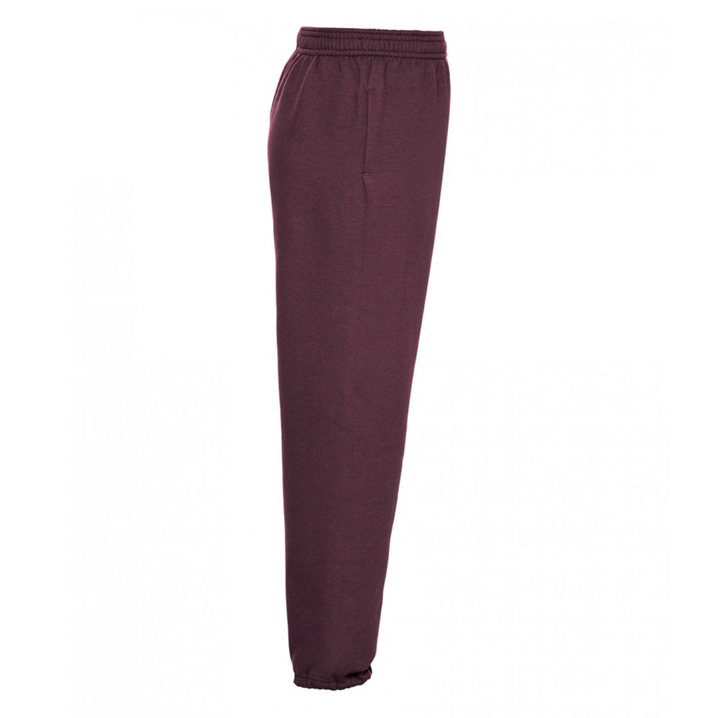 Jerzees Schoolgear Youth Burgundy Elasticated Hem Jog Pants