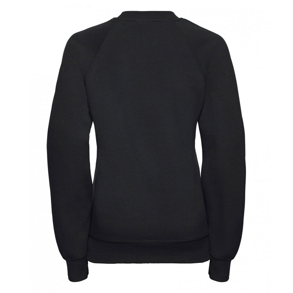 Jerzees Schoolgear Youth Black Raglan Sweatshirt